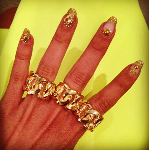 Dope Nails of the Day: Gold Rush
