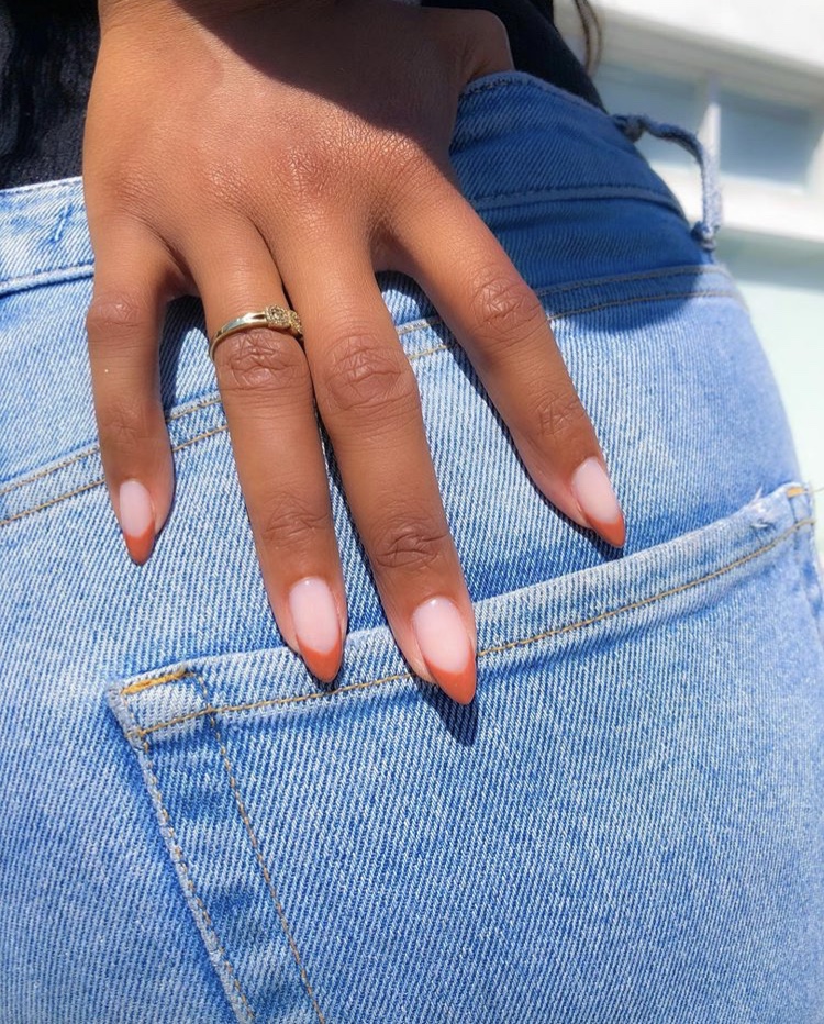 french almond nails